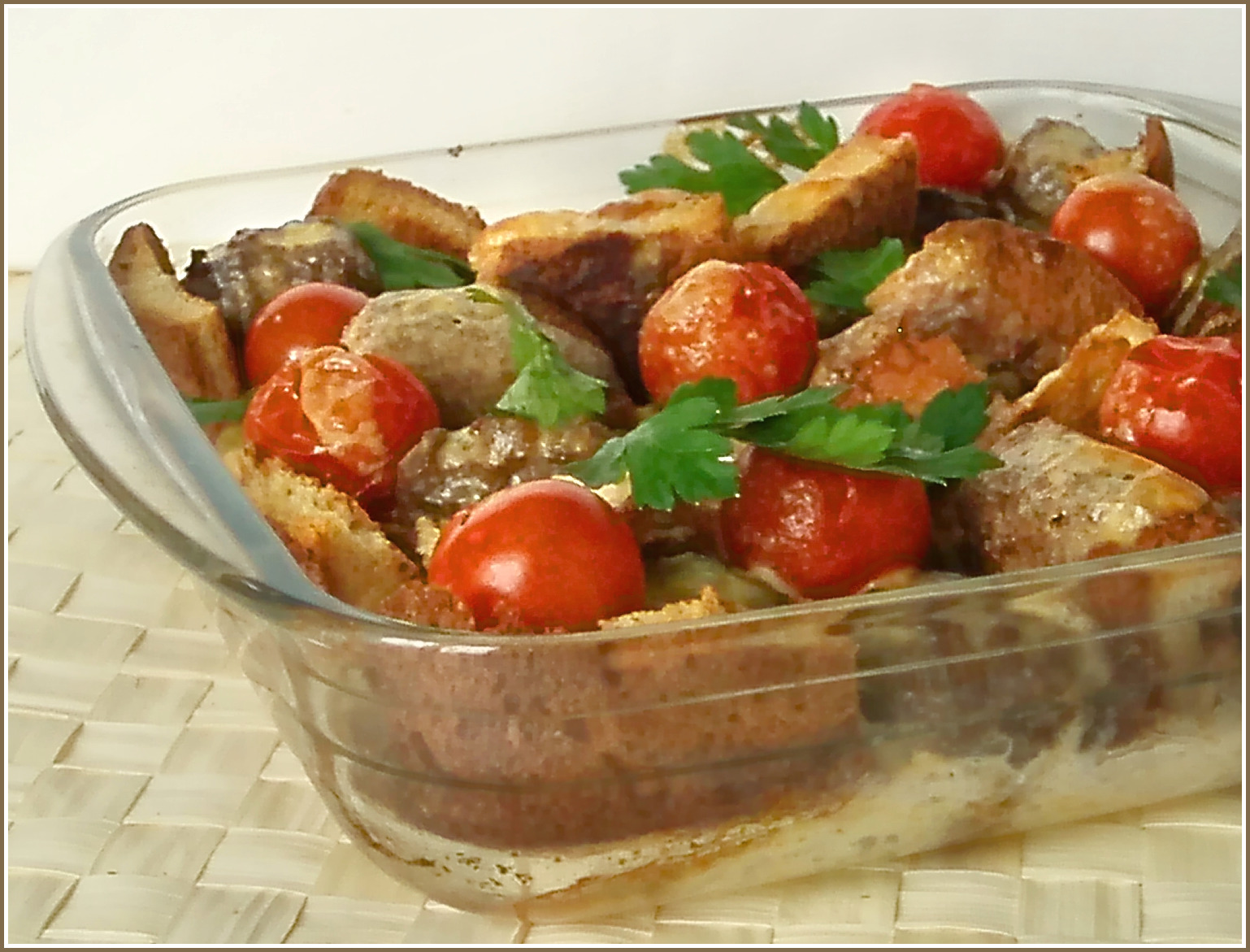 Шарики из рубленого мяса с овощами